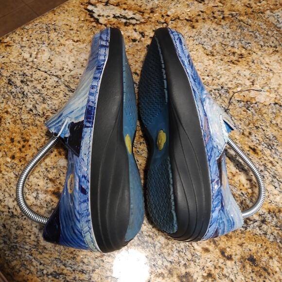 Timberland Van Gogh Starry Night Blue Slip-On Shoes Size 8.5M Style 92625 - Picture 7 of 12